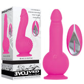 Evolved Ballistic 19 cm USB Rechargeable Vibrating Dong with Remote Pink DONGS Vibrating